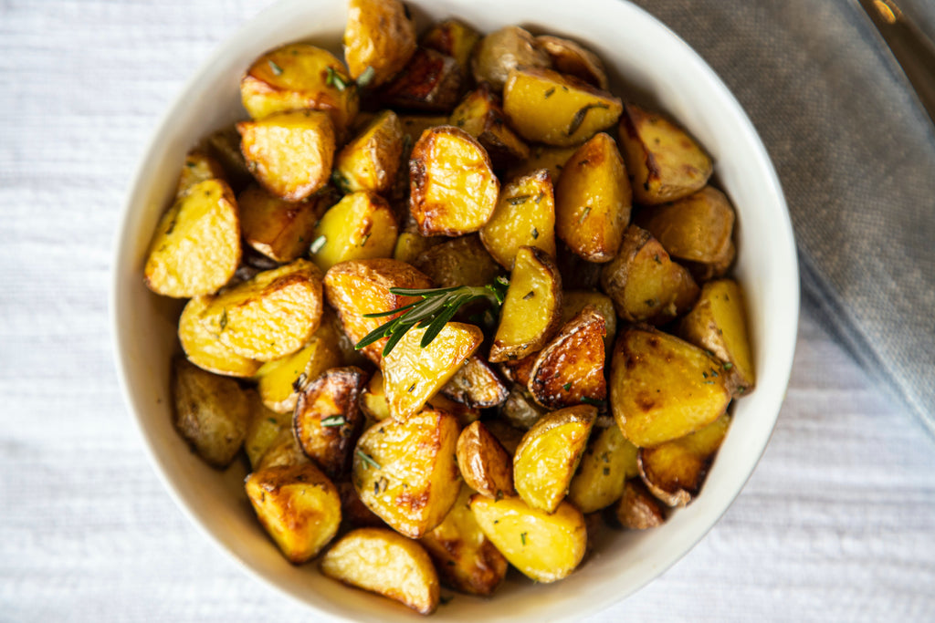Herb-Roasted New Potatoes  in Parchment Pouch